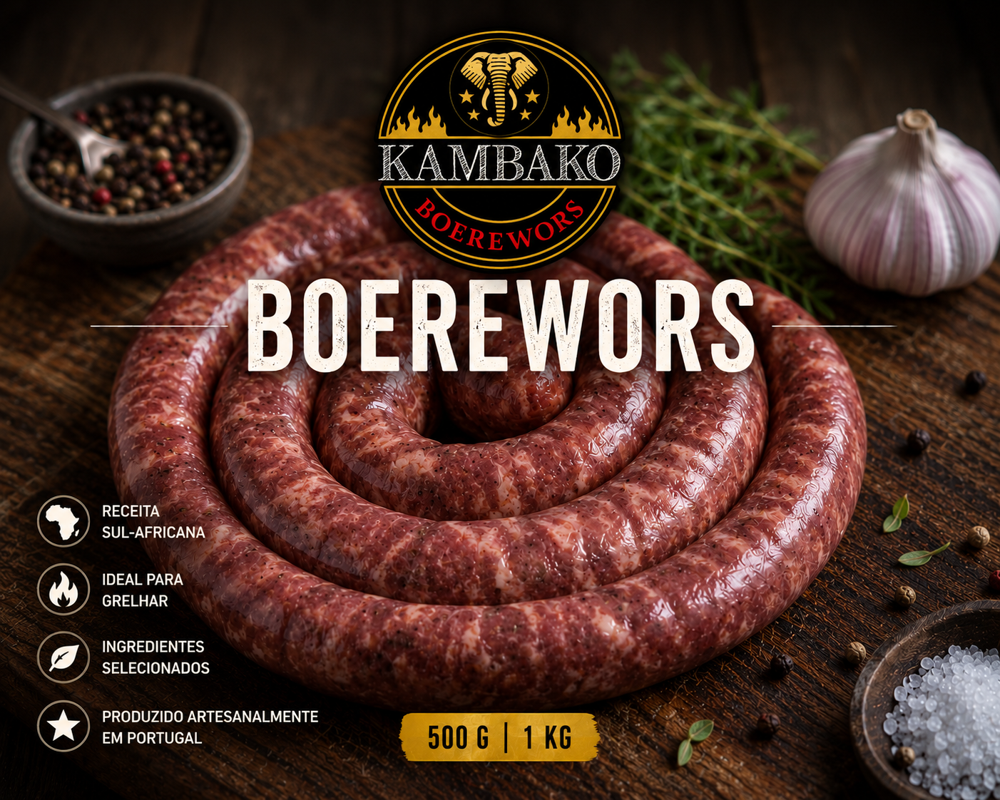 Boerewors KAMBAKO — Novidade